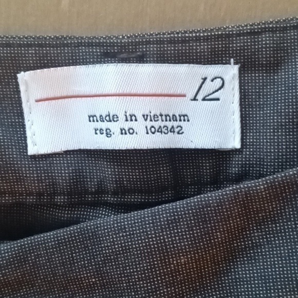 Gray trousers menswear inspired size 12 with 2 front pockets EUC - Picture 5 of 9